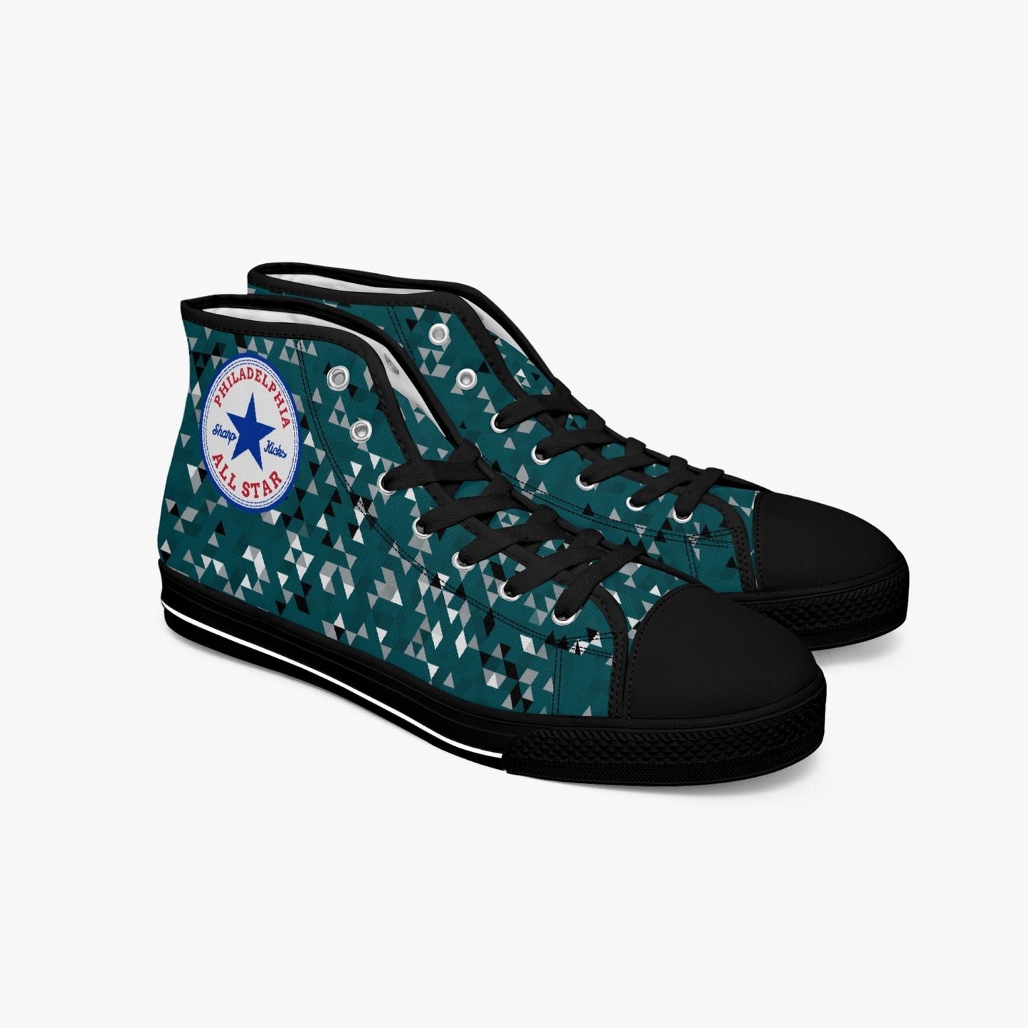 Philadelphia Eagles Colored All Star High-top Canvas Sneakers