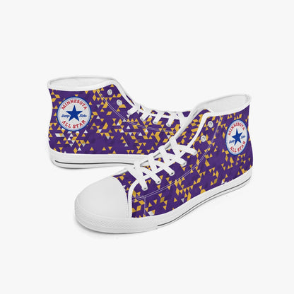 Minnesota Vikings Colors All Star High-top Canvas Sneakers