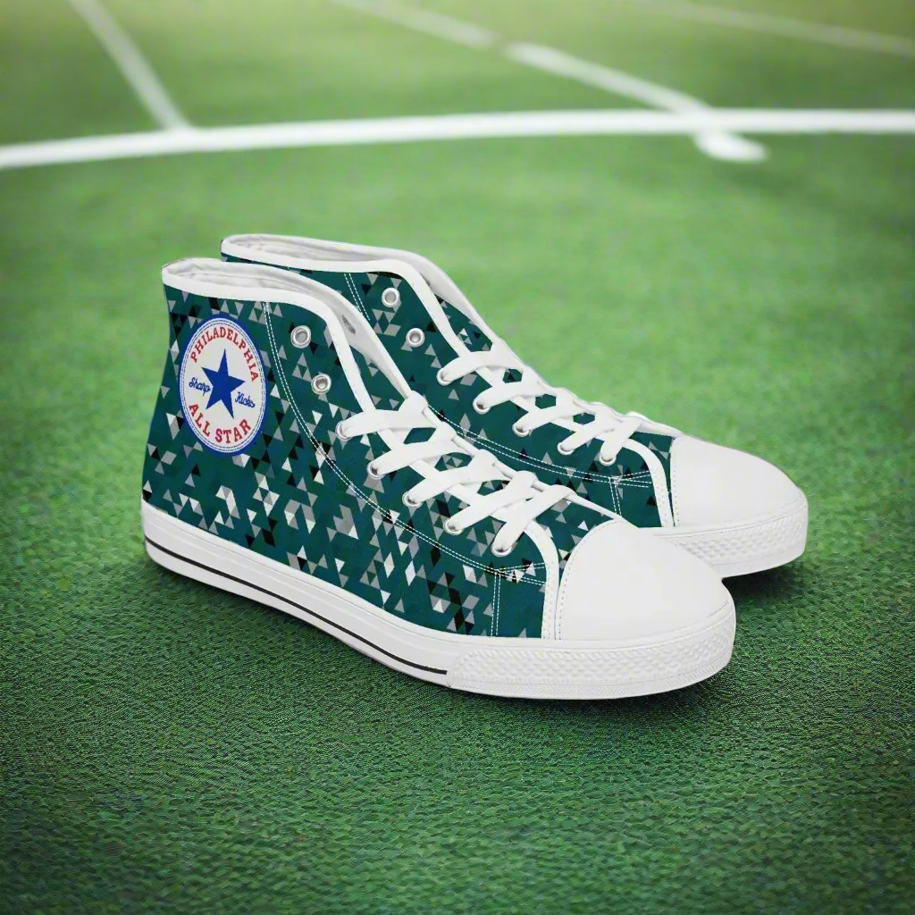 Philadelphia Eagles Colored All Star High-top Canvas Sneakers