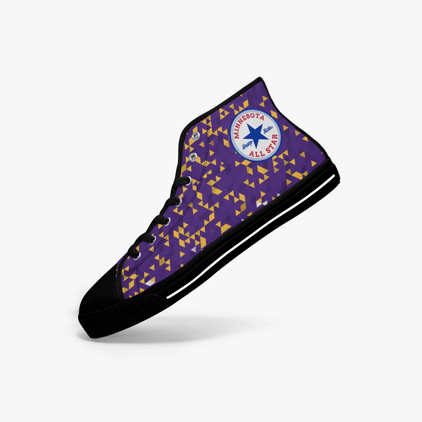 Minnesota Vikings Colors All Star High-top Canvas Sneakers