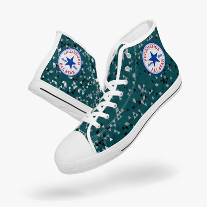 Philadelphia Eagles Colored All Star High-top Canvas Sneakers