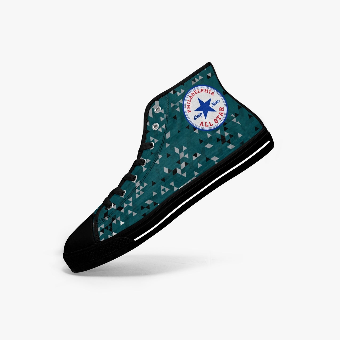 Philadelphia Eagles Colored All Star High-top Canvas Sneakers