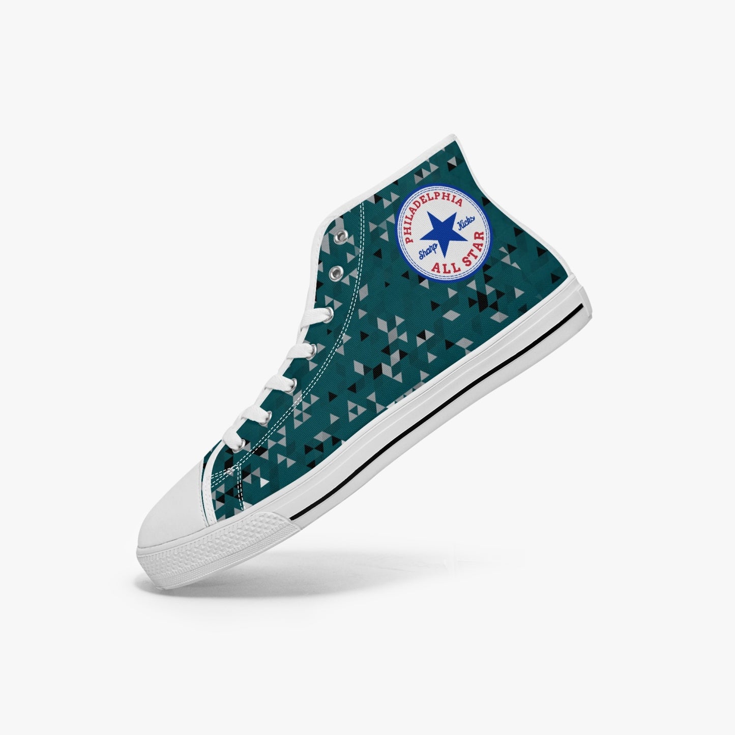 Philadelphia Eagles Colored All Star High-top Canvas Sneakers