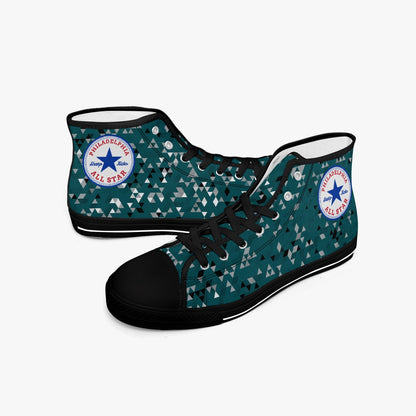 Philadelphia Eagles Colored All Star High-top Canvas Sneakers