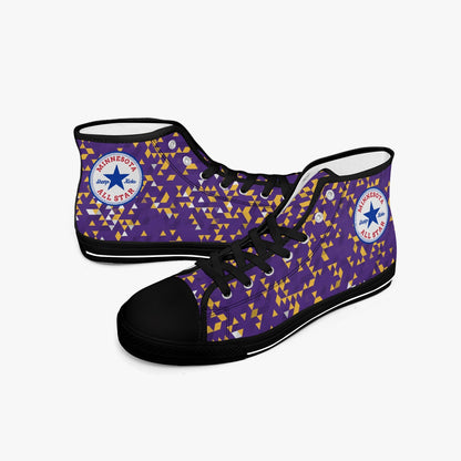 Minnesota Vikings Colors All Star High-top Canvas Sneakers