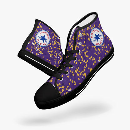 Minnesota Vikings Colors All Star High-top Canvas Sneakers