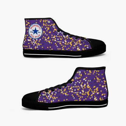 Minnesota Vikings Colors All Star High-top Canvas Sneakers